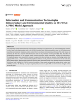 Information and communication technologies infrastructure and environmental quality in ECOWAS : a PMG model approach
