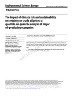 The impact of climate risk and sustainability uncertainty on crude oil prices : a quantile-on-quantile analysis of major oil-producing economies