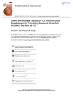Direct and indirect impacts of ICT infrastructure development in promoting economic growth in ECOWAS : the role of FDI