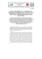 The establishment of a commission of mediation and arbitration : a reflection of renewed government political will to strengthen labour dispute resolution mechanisms