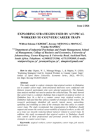 Exploring strategies used by atypical workers to counter career traps