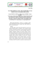 Factors perpetuating the overwork cycle among non-standard employees