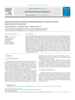 Conformal prediction-based sequential scheduling for container terminal operations under uncertainty