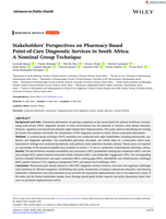 Stakeholders' perspectives on pharmacy-based point-of-care diagnostic services in South Africa :  nominal group technique