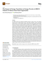The impact of energy transition on energy poverty in BRICS nations : evidence from panel approaches