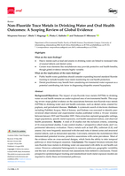 Non-fluoride trace metals in drinking water and oral health outcomes : a scoping review of global evidence
