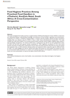Food hygiene practices among preschool food handlers in eThekwini, KwaZulu Natal, South Africa : a cross-contamination perspective