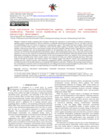 From resistance to transformative agency, advocacy, and reimagined leadership: Teacher union Leadership as a catalyst for sustainable educational development