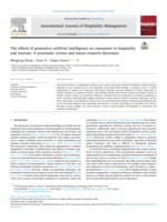 The effects of generative artificial intelligence on consumers in hospitality and tourism : a systematic review and future research directions