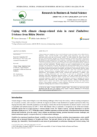 Coping with climate change-related risks in rural Zimbabwe : evidence from Bikita district