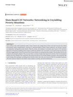 Slum‐based CAV networks : networking in unyielding poverty situations