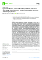 Systematic review of urban heat island effects on human well-being : global research trends, collaboration networks, and emerging themes