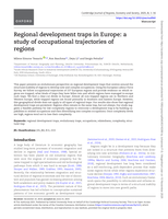 Regional development traps in Europe : a study of occupational trajectories of regions