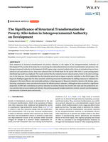 The Significance of structural transformation for poverty alleviation in intergovernmental authority on development