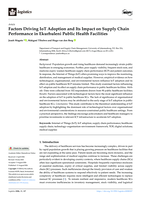 Factors driving IoT adoption and its impact on supply chain performance in Ekurhuleni public health facilities