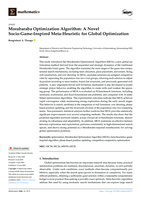 Morabaraba optimization algorithm : a novel socio-game-inspired meta-heuristic for global optimization