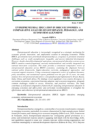 Entrepreneurial education in BRICS economies : a comparative analysis of governance, pedagogy, and ecosystem alignment