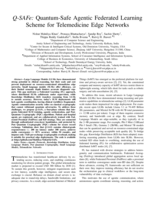 Q-SAFe: Quantum-Safe Agentic Federated Learning Scheme for Telemedicine Edge Networks