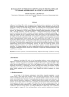 Integration of indigenous knowledge in the teaching of 'anerobic respiration' in grade 11 life sciences
