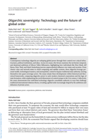 Oligarchic sovereignty : technology and the future of global order