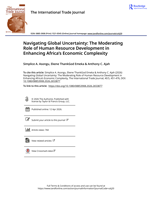 Navigating global uncertainty : the moderating role of human resource development in enhancing Africa's economic complexity