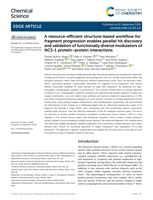 A resource-efficient structure-based workflow for fragment progression enables parallel hit discovery and validation of functionally diverse modulators of NCS-1 protein-protein interactions
