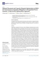 Optimal placement and capacity dispatch optimization of BESS for transmission congestion mitigation in deregulated power systems : a salp swarm optimization approach