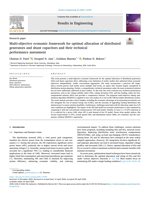 Multi-objective economic framework for optimal allocation of distributed generators and shunt capacitors and their technical performance assessment