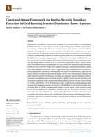 Constraint-aware framework for inertia-security boundary extraction in grid-forming inverter-dominated power systems