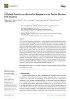 A hybrid transformer-ensemble framework for precise election poll analysis