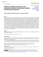 Radiation shielding performance and mechanical response of colemanite-modified cement-based composites