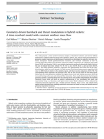 Geometry-driven burnback and thrust modulation in hybrid rockets : a time-resolved model with constant oxidiser mass flow