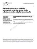 Gravimetric, culture-based and public transcriptomic perspectives on low-density polyethylene feeding in Galleria mellonella