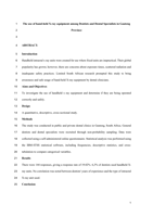 The use of hand-held X-ray equipment among dentists and dental specialists in Gauteng province