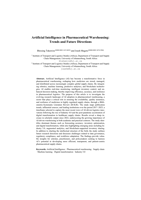 Artificial intelligence in pharmaceutical warehousing : trends and future directions