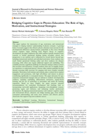 Bridging cognitive gaps in Physics education: The role of age, motivation, and instructional strategies