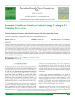  Economic viability of vehicle-to-vehicle energy trading in EV charging ecosystems