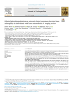 Effect of photobiomodulation on pain and clinical outcomes after total knee arthroplasty in individuals with knee osteoarthritis: A scoping review
