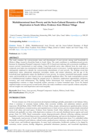 Multidimensional asset poverty and the socio-cultural dynamics of rural deprivation in South Africa: Evidence from Hlokozi Village