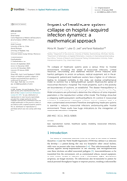 Impact of healthcare system collapse on hospital-acquired infection dynamics: a mathematical approach