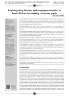 Pay inequality, fairness and employee retention in South African fast-moving consumer goods