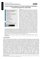 Career transition support for learners with Down syndrome: A global scoping review (2013-2023)