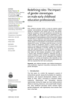 Redefining roles : the impact of gender stereotypes on male early childhood education professionals