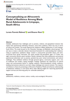 Conceptualising an afrocentric model of resilience among black rural adolescents in Limpopo, South Africa