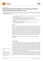  Risk-based inspection applied to cost savings in pumped energy storage scheme pressure vessels