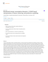 Residential energy consumption dynamics : a SHAP-based interpretation, k-means clustering, and predictive modelling