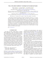 Heavy dark photon handbook : cosmological and astrophysical bounds