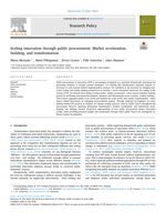 Scaling innovation through public procurement : market acceleration, building, and transformation