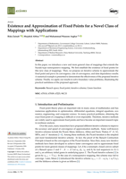 Existence and approximation of fixed points for a novel class of mappings with applications