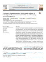 A hierarchical indicator-based spatial decision-support framework for evaluating trade-offs between urban sustainability and resilience using machine learning and GIS